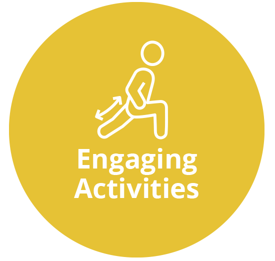 Engaging Activities - Exercising icon