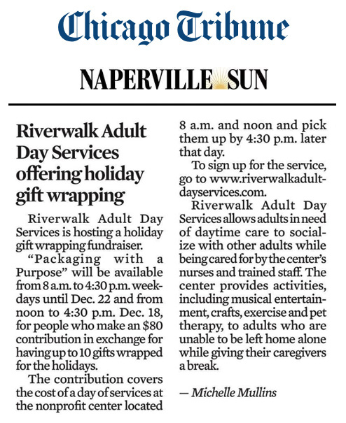 Naperville Sun Gift wrapping article